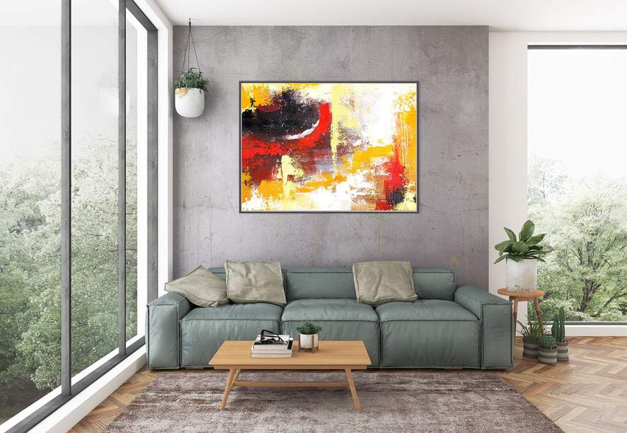 yellow your wall art